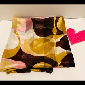 Coach Accessories - COACH-square scarf. Coach Accessories - COACH-square scarf.
